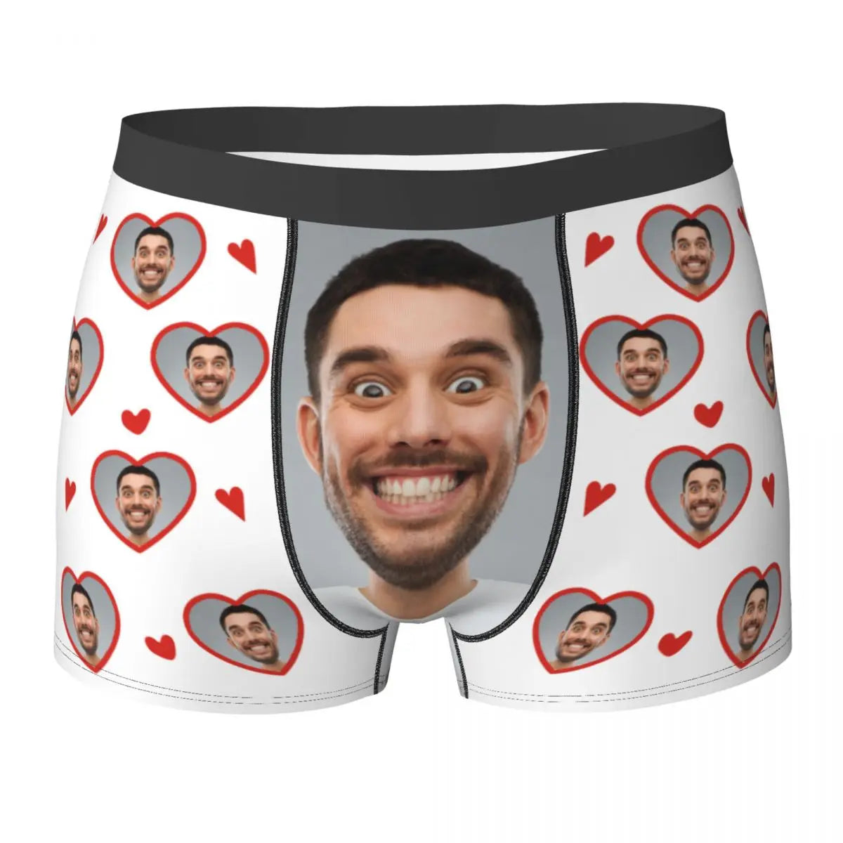Caleçon Homme Personnalisé - Blanc / XXL