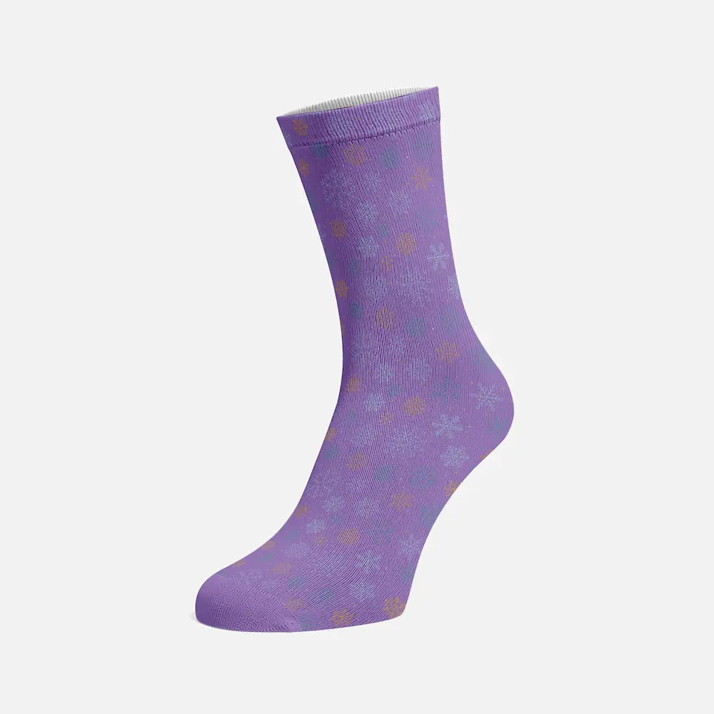 Chaussette Noël Personnalisée - Violet