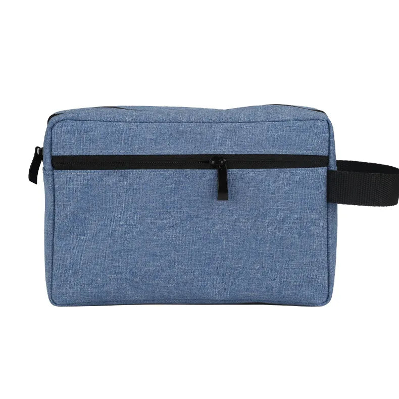 Trousse de Toilette Personnalisée Prénom - Bleu ciel / Violet