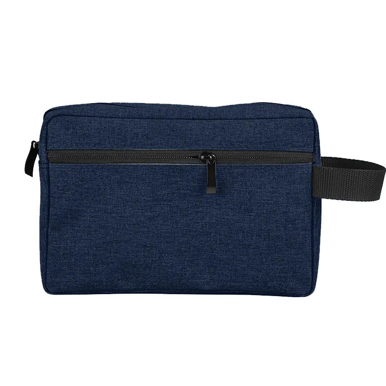 Trousse de Toilette Personnalisée Prénom - Bleu marine / Violet