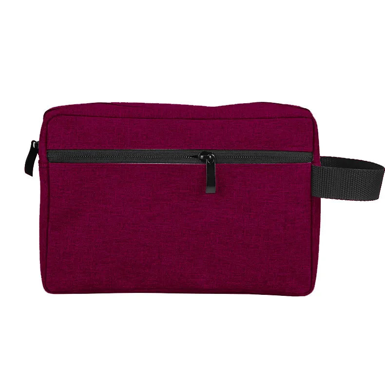 Trousse de Toilette Personnalisée Prénom - Rouge bordeaux / Violet