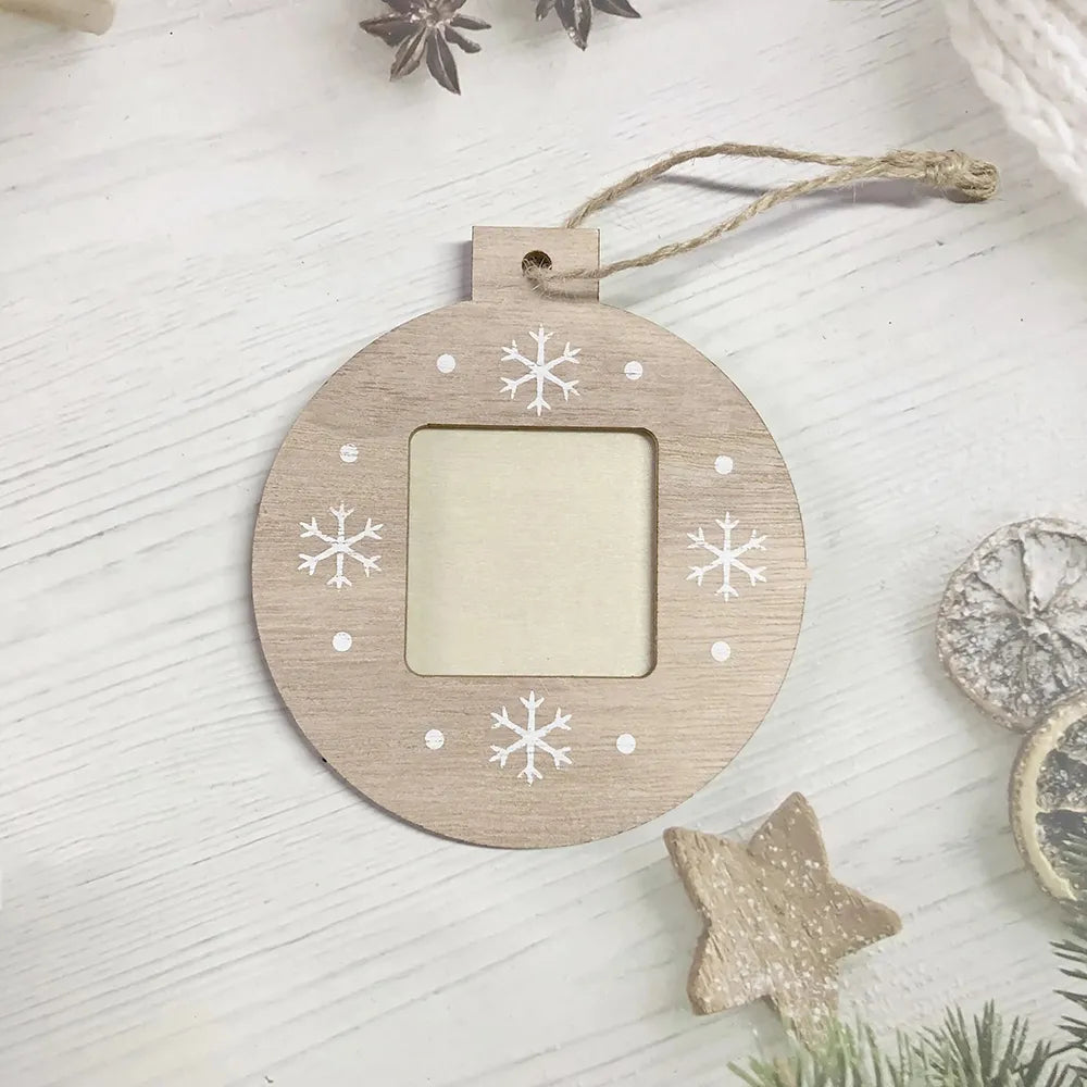 Boule de Noël Personnalisée avec Photo - Rond