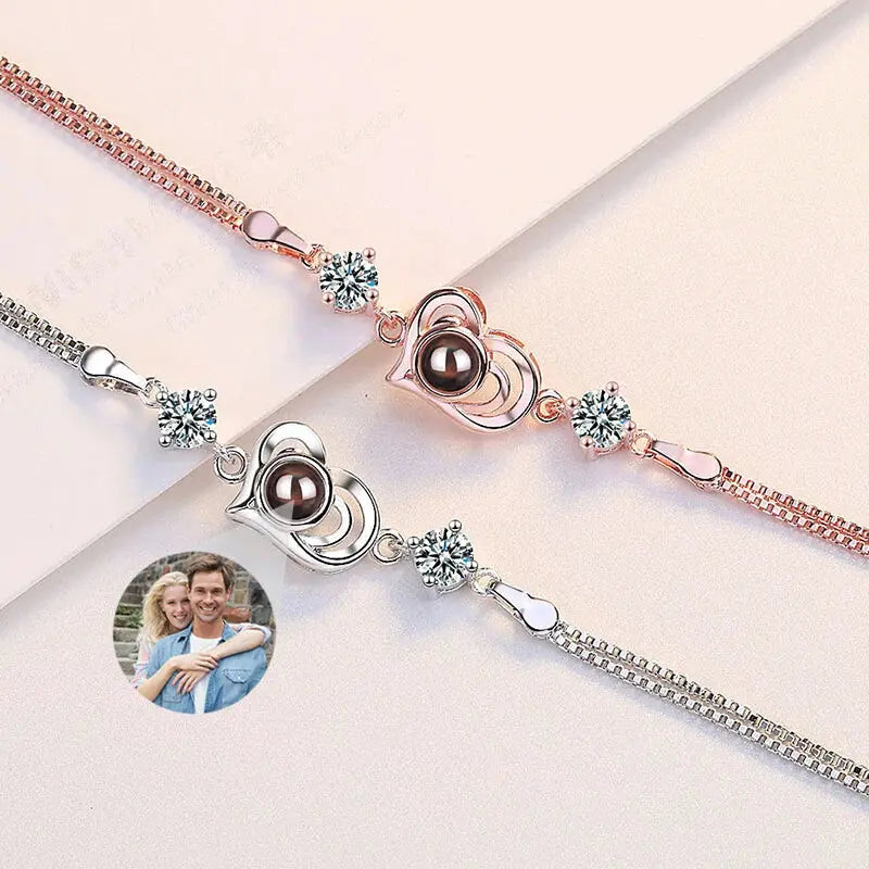 Bracelet en Coeur Photo