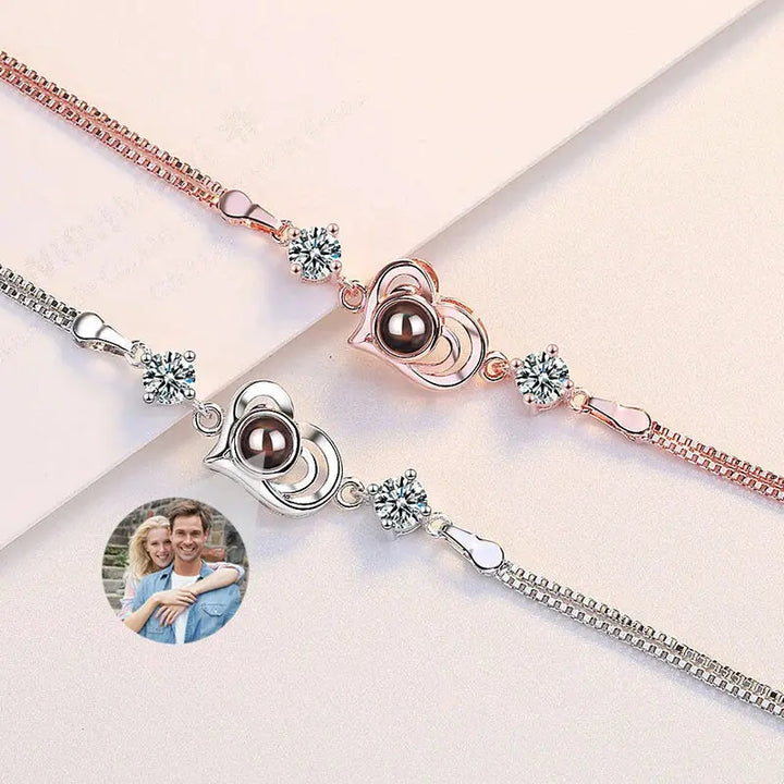 Bracelet en Coeur Photo