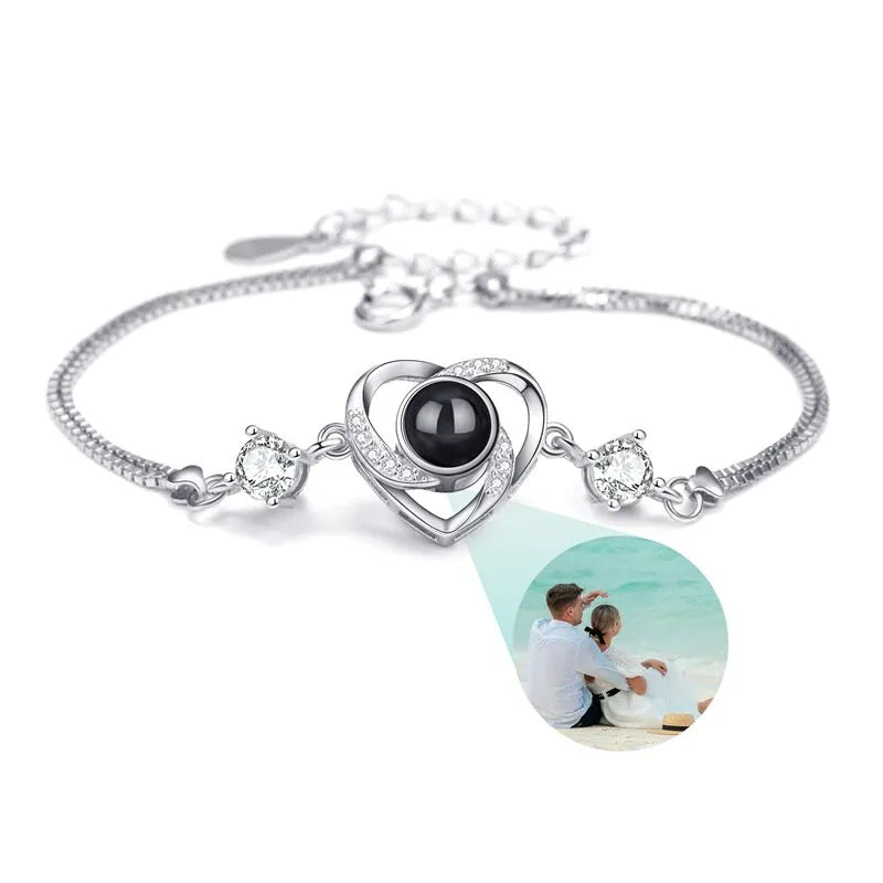 Bracelet Femme Photo - Argent