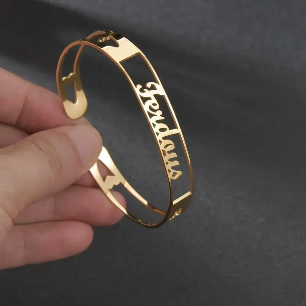 Bracelet Cœur Personnalisé - Cœur / Or rosé