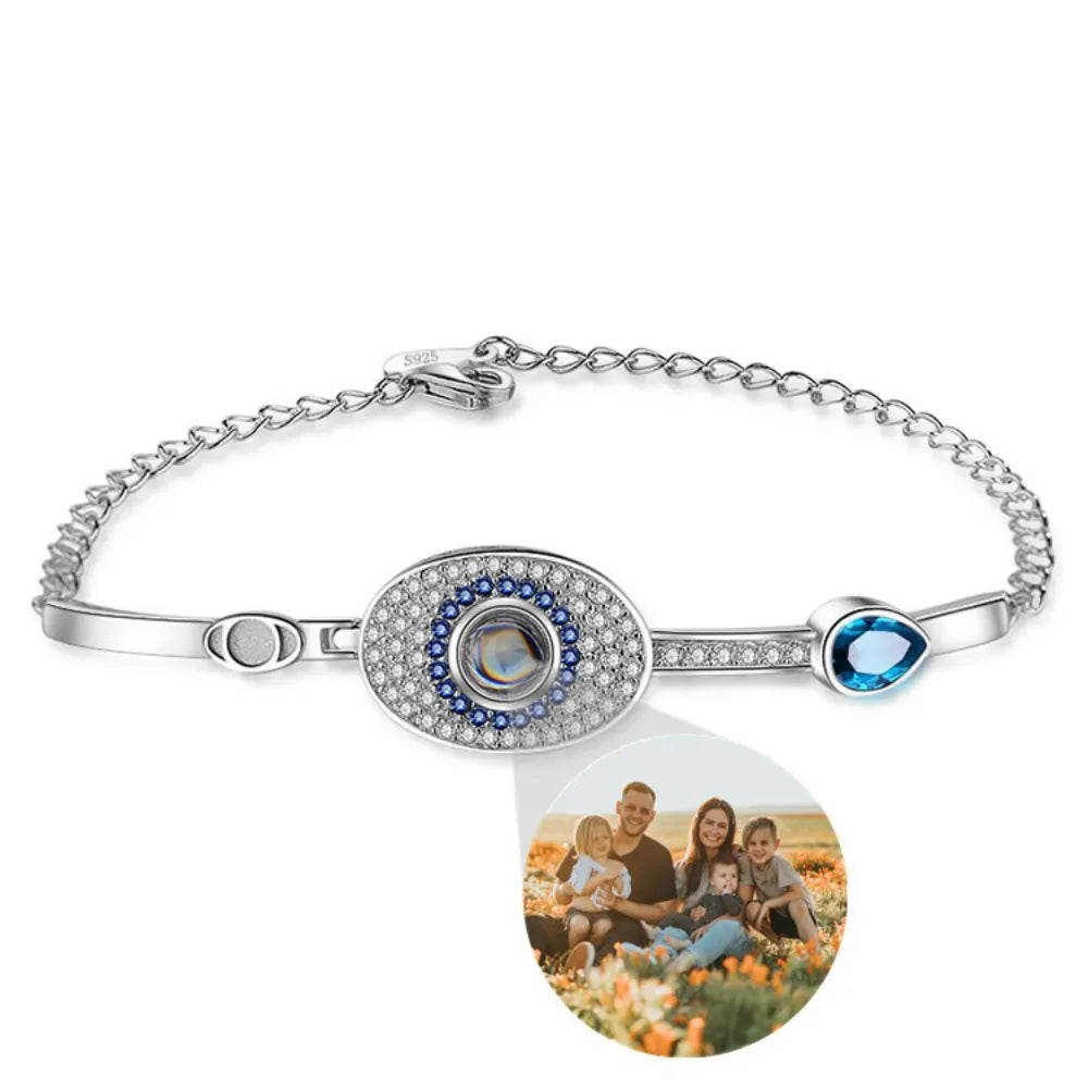 Bracelet Souvenir Photo - Argent / Argent 925