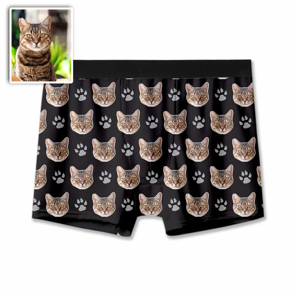 Caleçon Personnalisé Animal - Chat / XXL