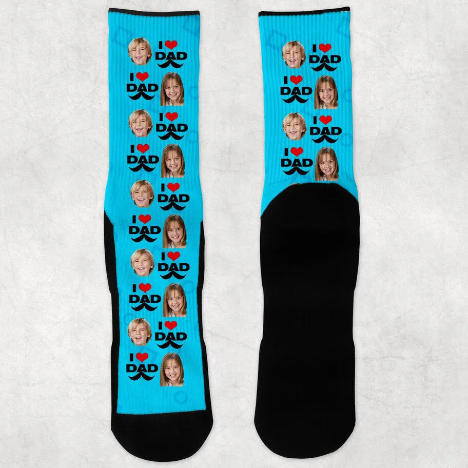 Chaussette Personnalisable - Bleu