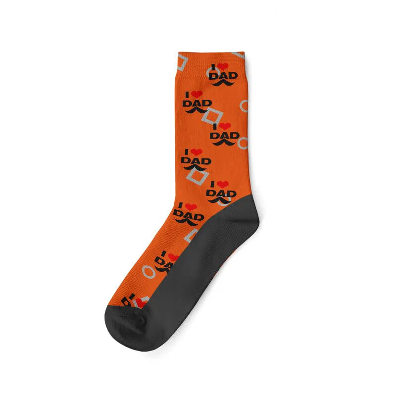 Chaussette Personnalisable - Orange