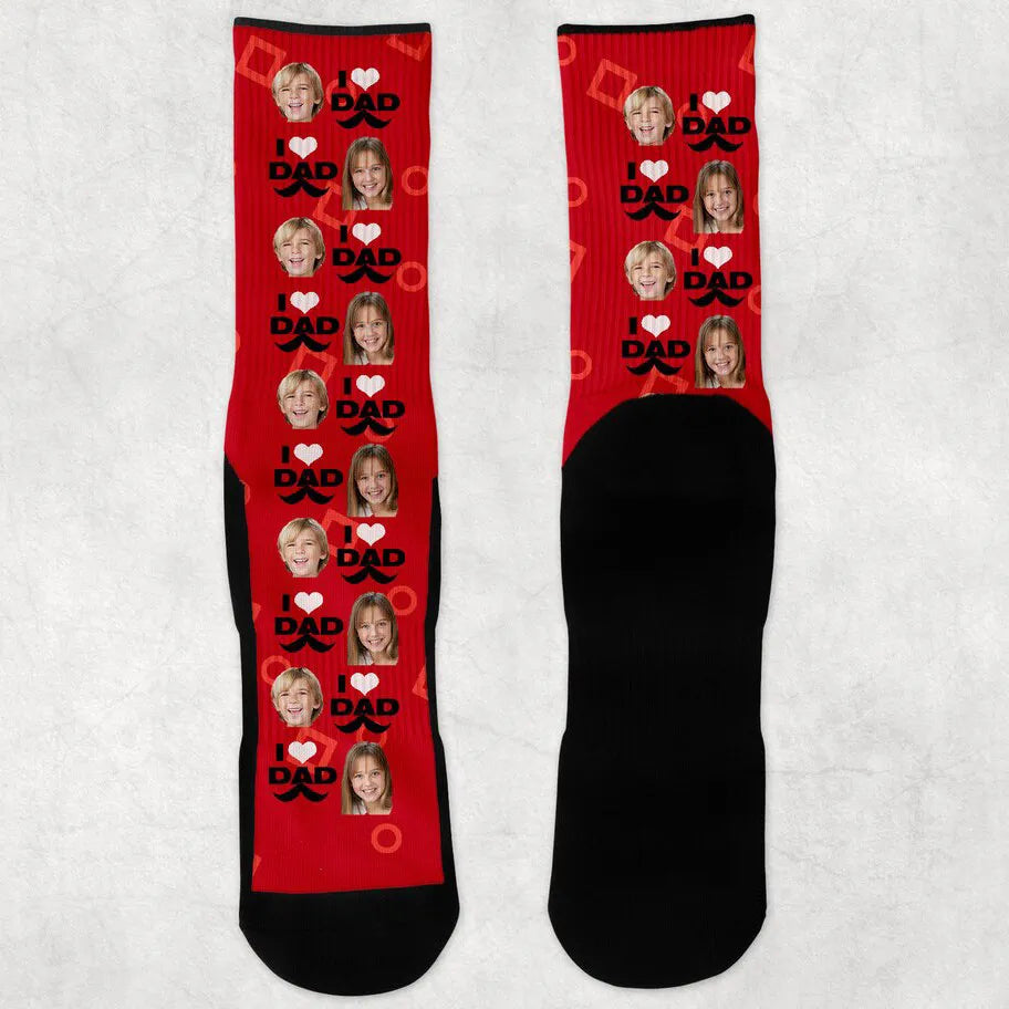 Chaussette Personnalisable - Rouge
