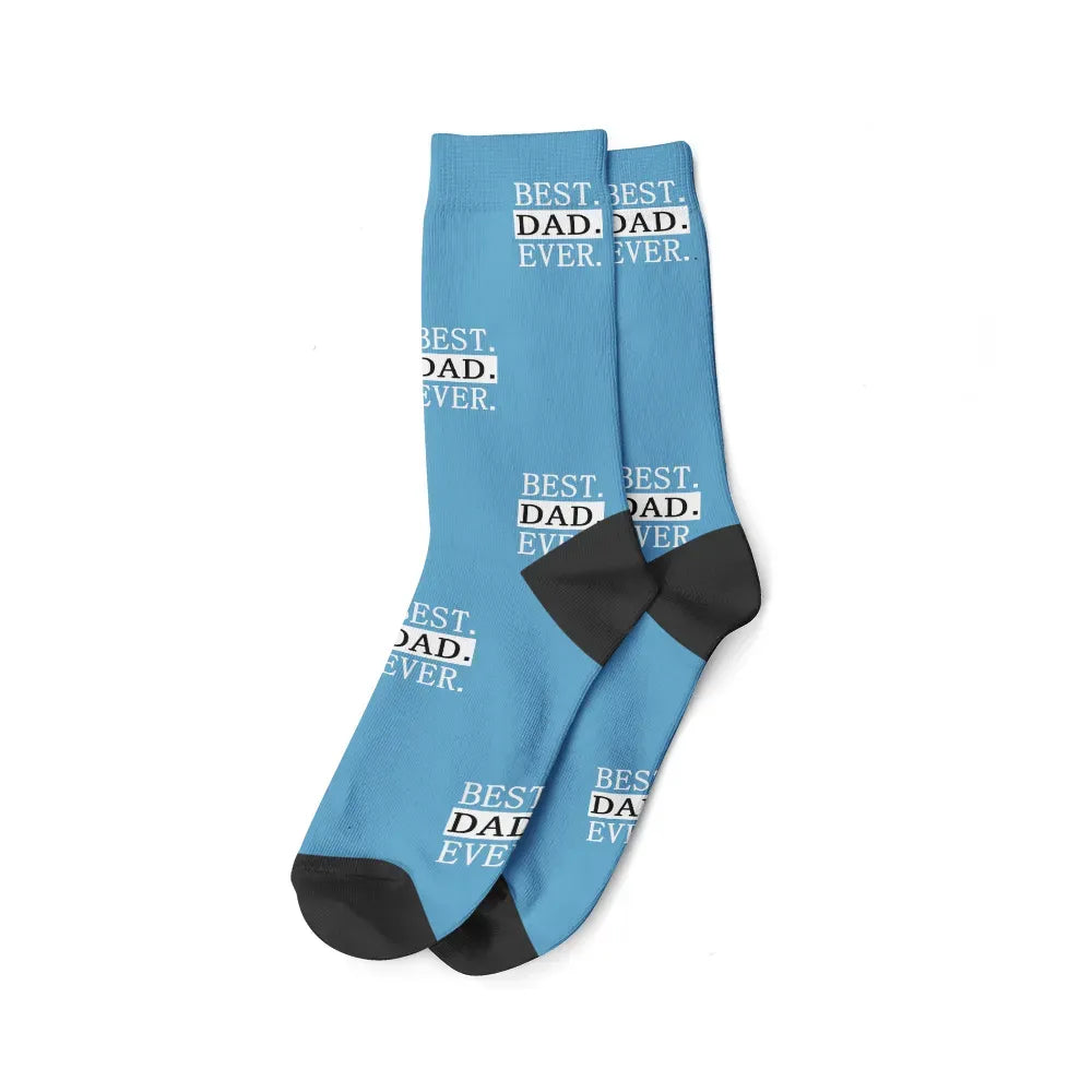 Chaussettes Papa - Bleu Canard