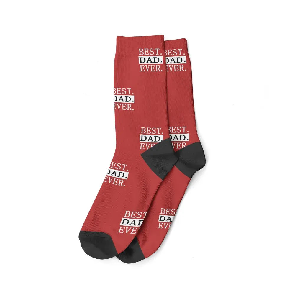 Chaussettes Papa - Rouge