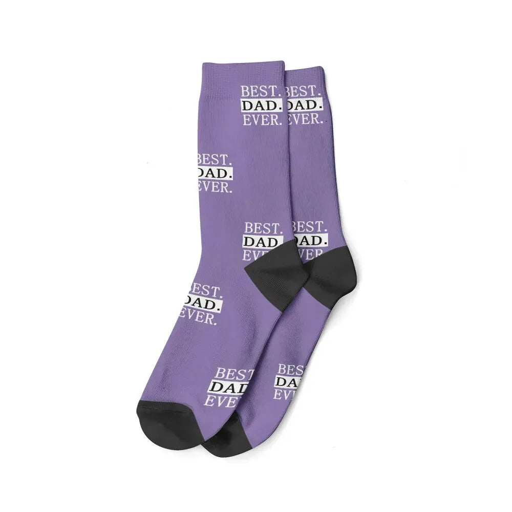 Chaussettes Papa - Violet