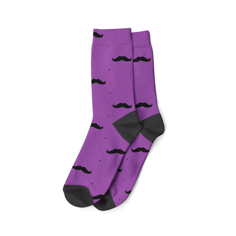 Chaussettes Photos Homme - Violet