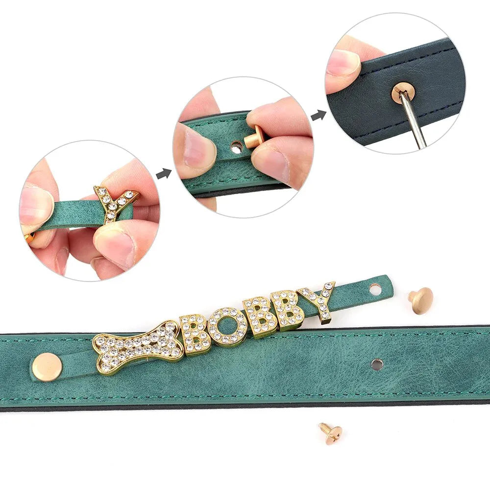 Collier Chien Strass - Collier Chien Strass