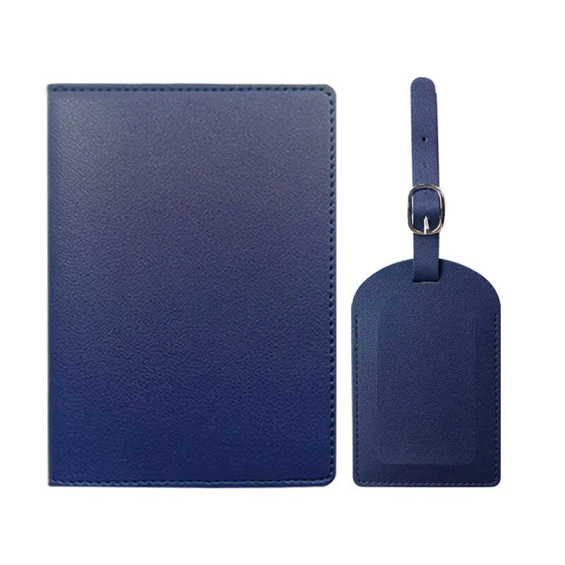 Étui Passeport Personnalisé Prénom - Bleu Marine