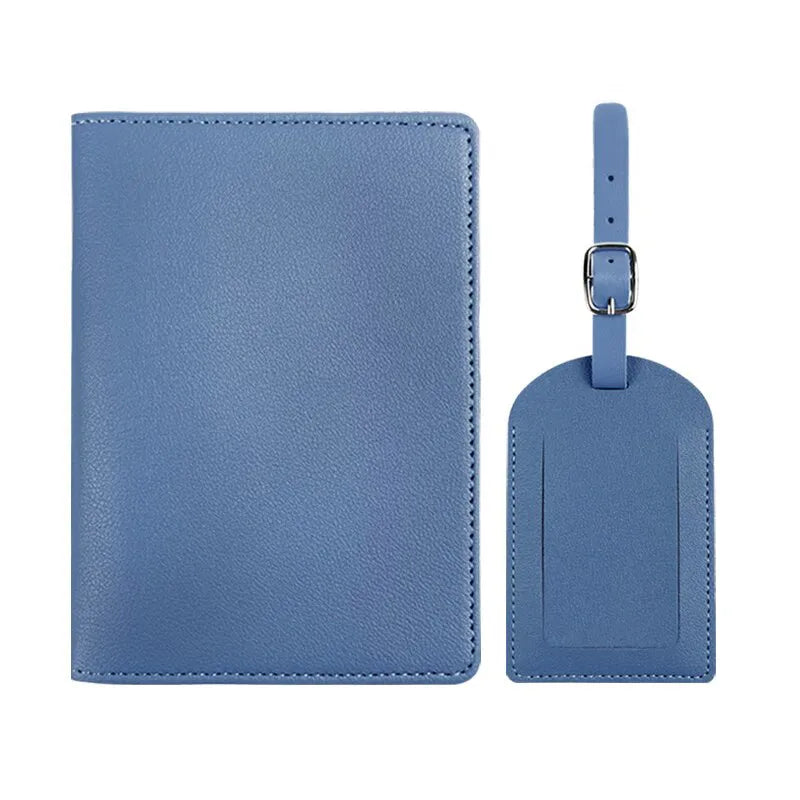 Étui Passeport Personnalisé Prénom - Bleu