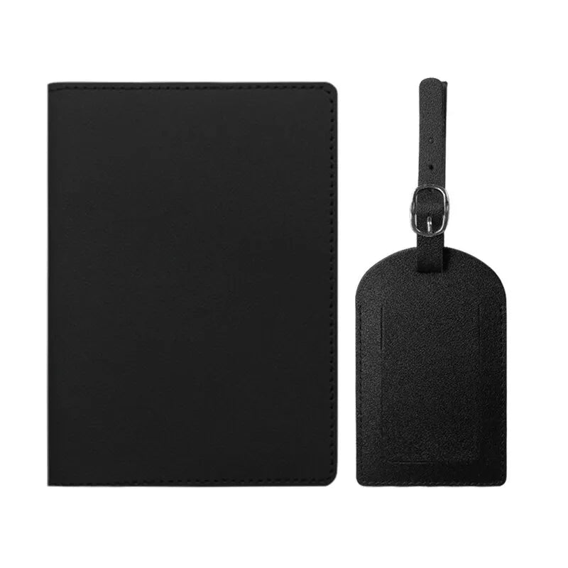 Étui Passeport Personnalisé Prénom - Noir