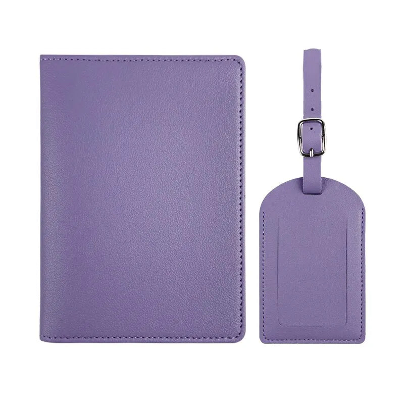 Étui Passeport Personnalisé Prénom - Violet