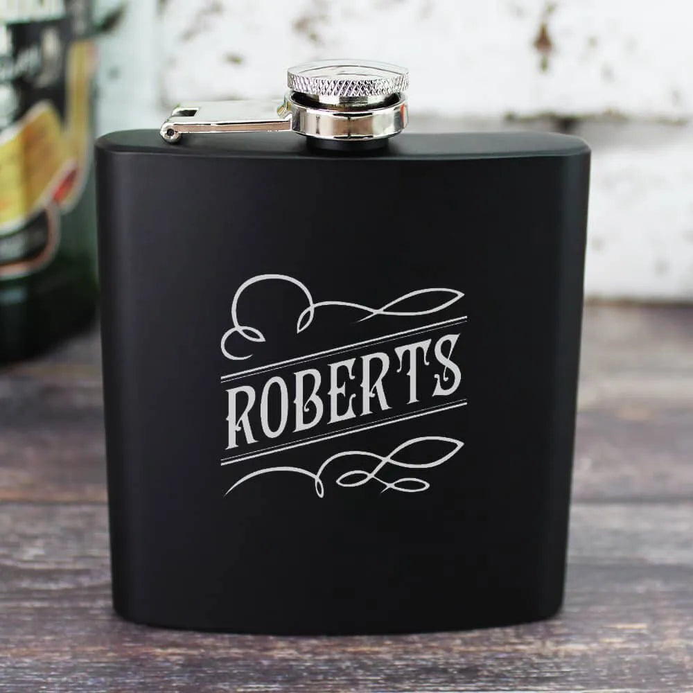 Flasque Personnalisable - Coffret avec 2 shots et 1 entonnoir