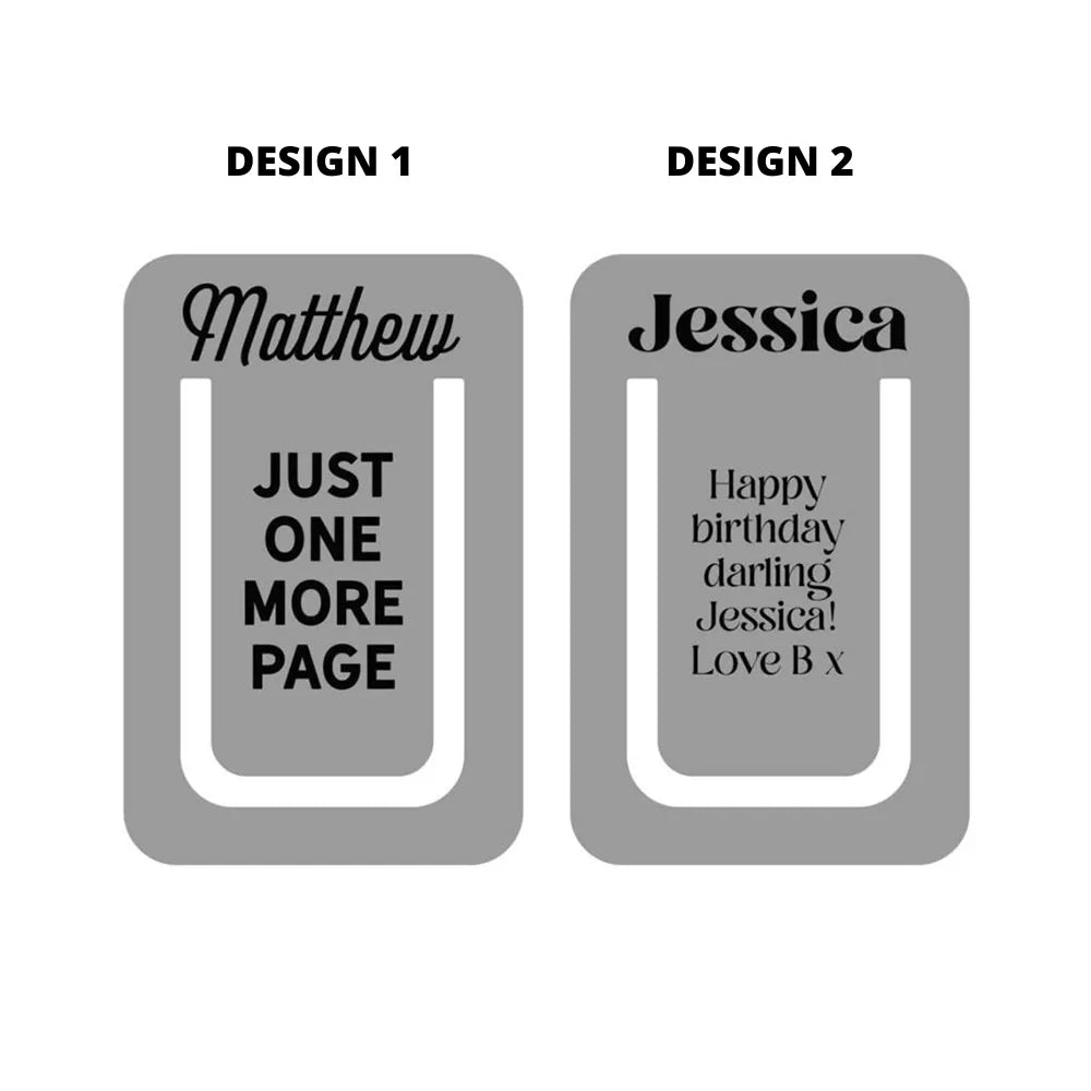 Marque Pages Personnalisés - Argent / 2
