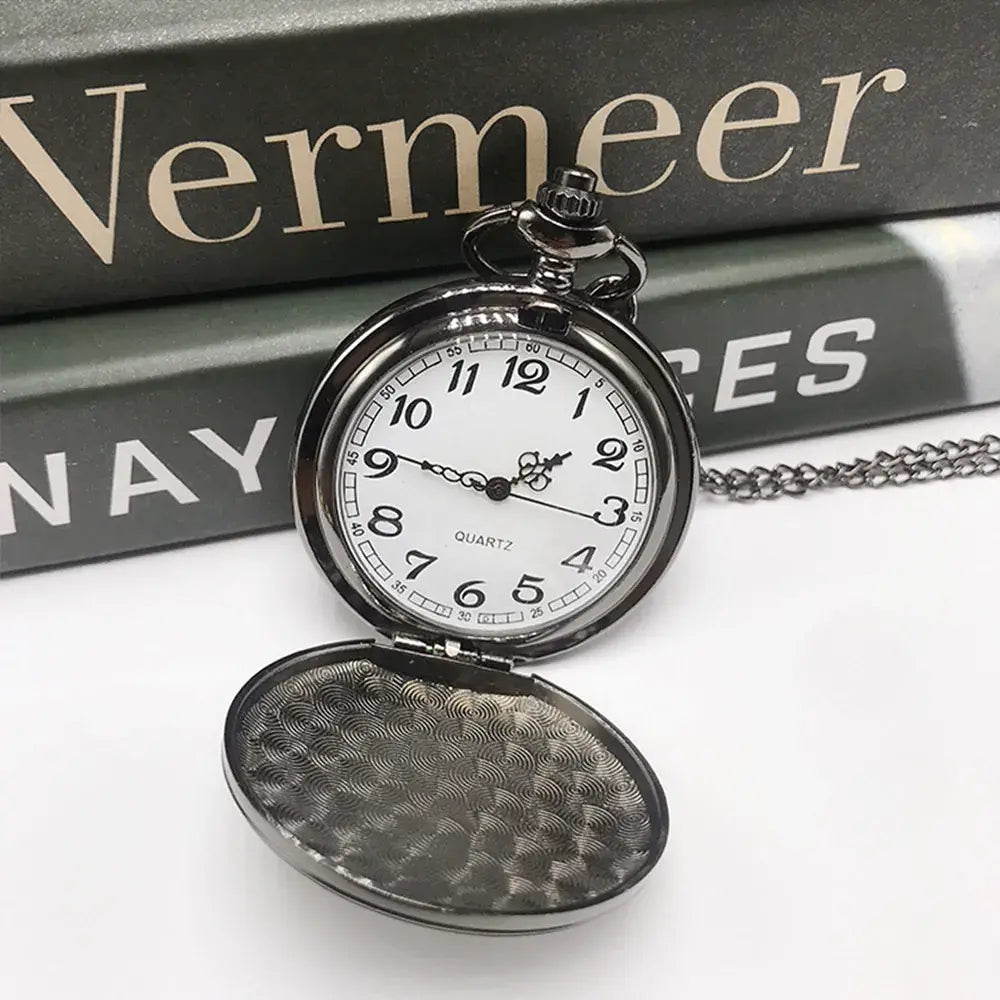 Montre à Gousset Personnalisable - Noir