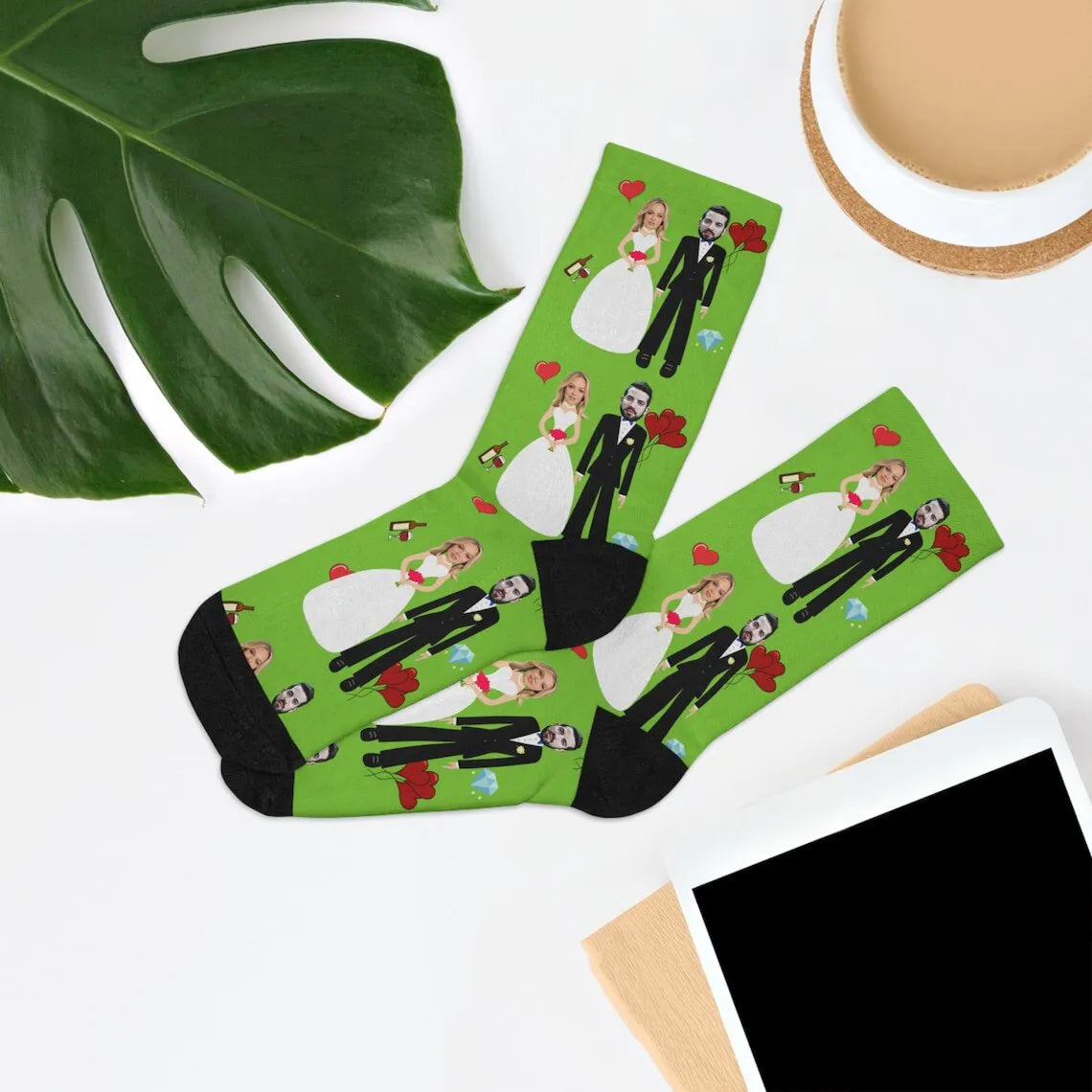 Paire de Chaussettes Couple et Mariage - Paire de Chaussettes Couple et Mariage