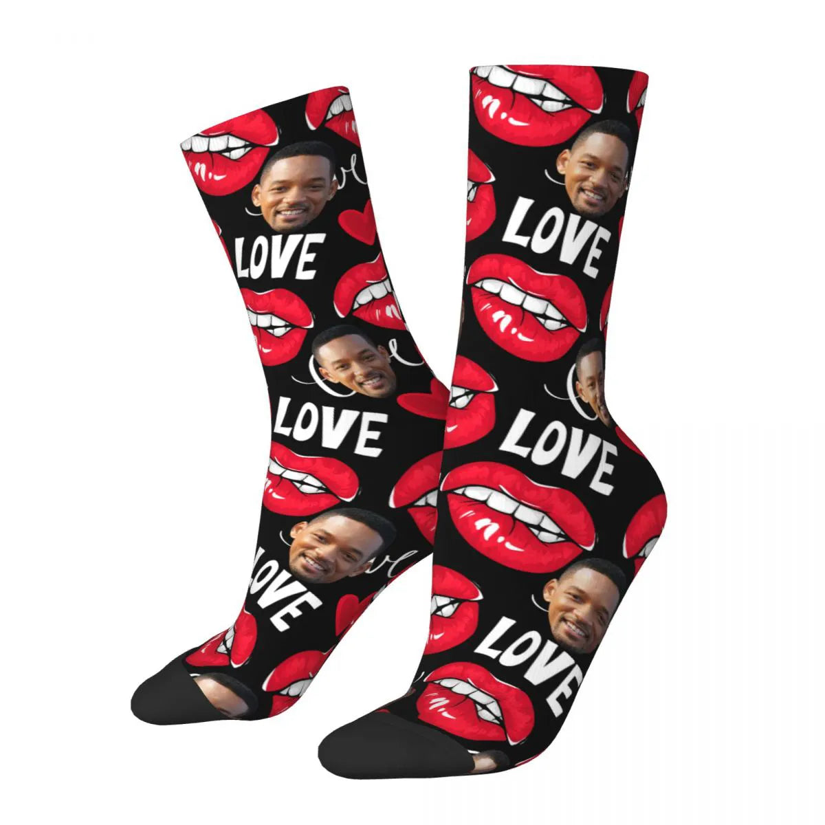 Paire de Chaussettes Personnalisée Saint Valentin - Paire de Chaussettes Personnalisée Saint Valentin
