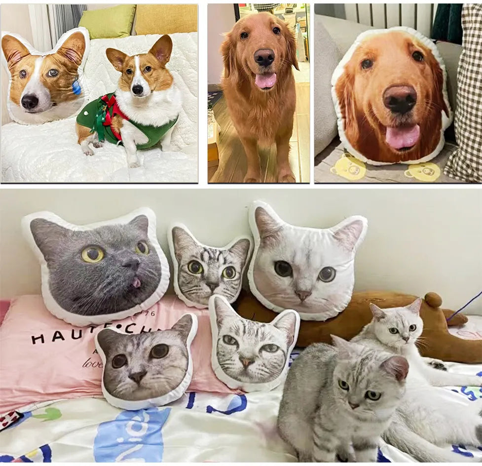 Coussin Personnalisé Chien Chat - Coussin Personnalisé Chien Chat