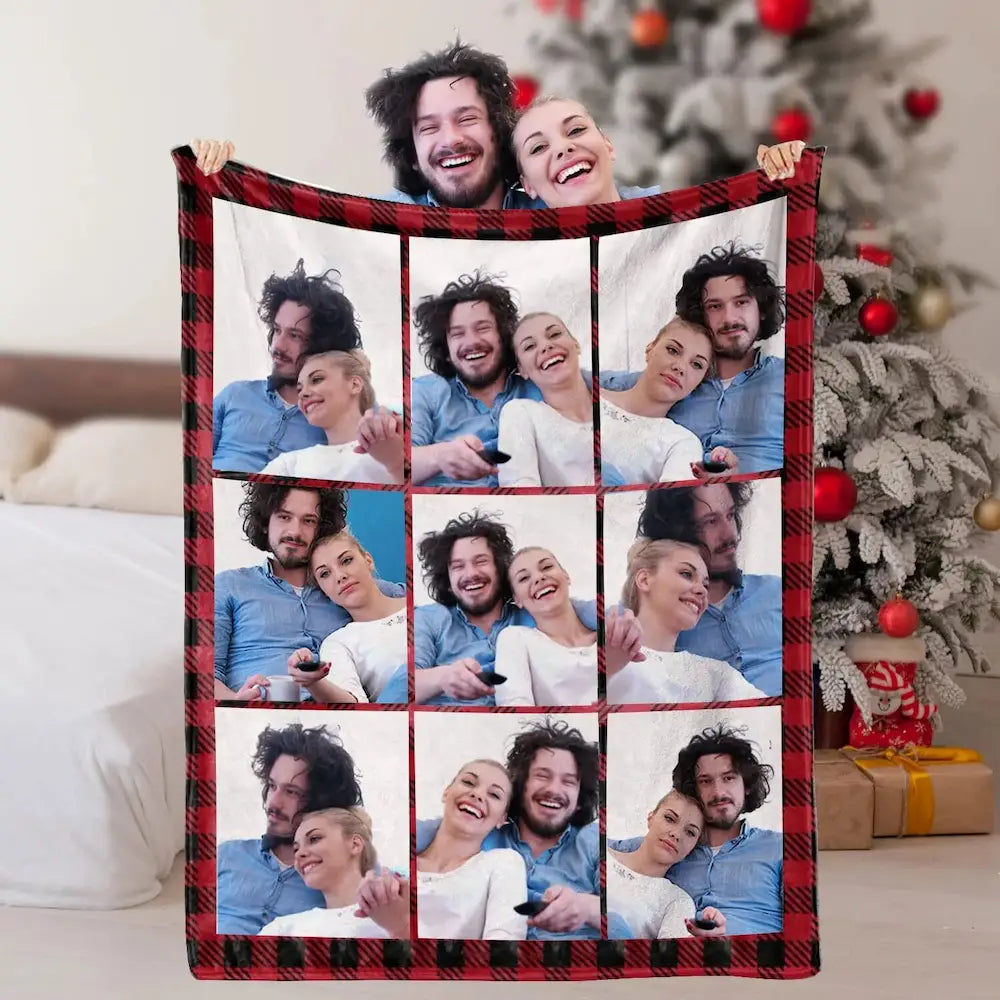 Plaid avec Photo Personnalisé - 240x220cm