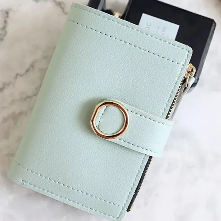 Porte Monnaie Femme Personnalisé - Vert d'eau