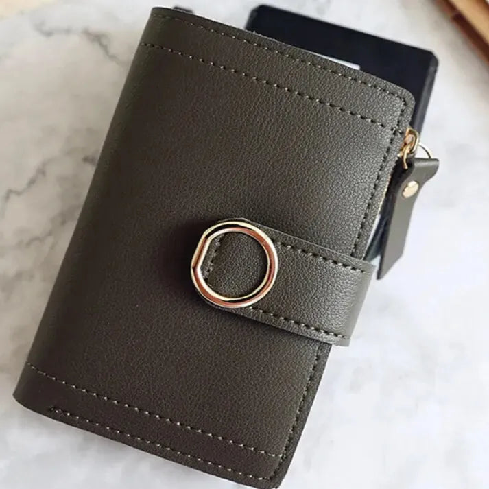 Porte Monnaie Femme Personnalisé - Vert Foncé