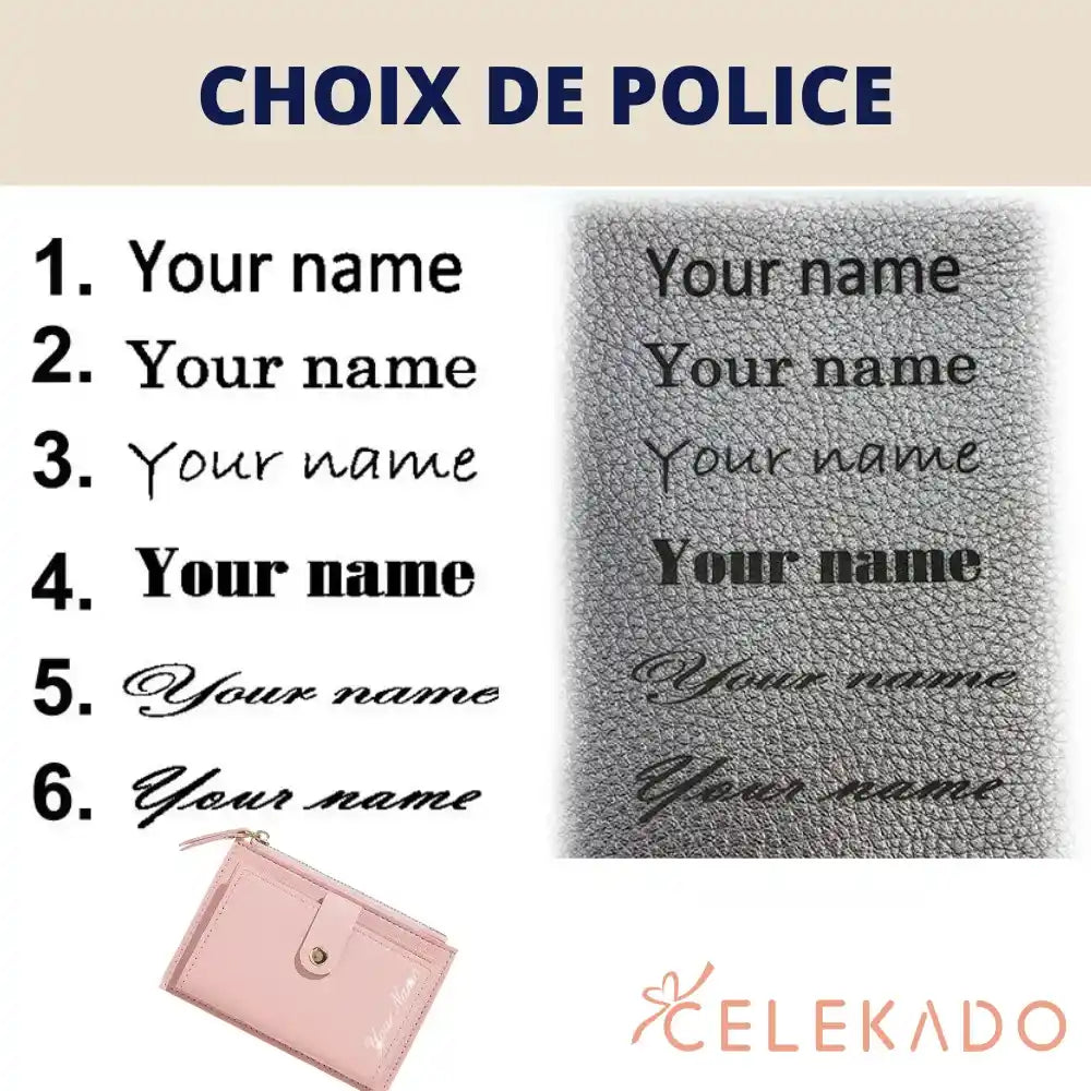 Porte Monnaie Personnalisé - Porte Monnaie Personnalisé