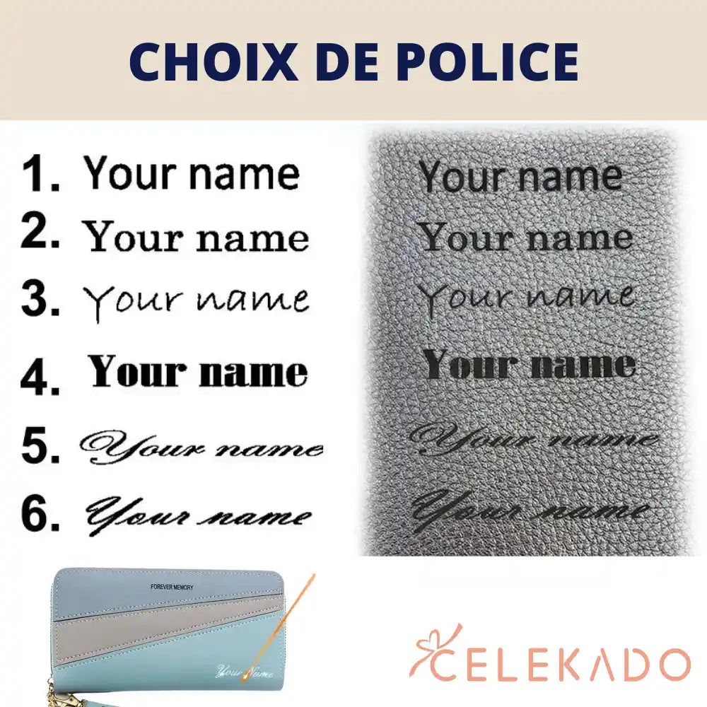 Porte-Monnaie Personnalisé Prénom - Porte-Monnaie Personnalisé Prénom