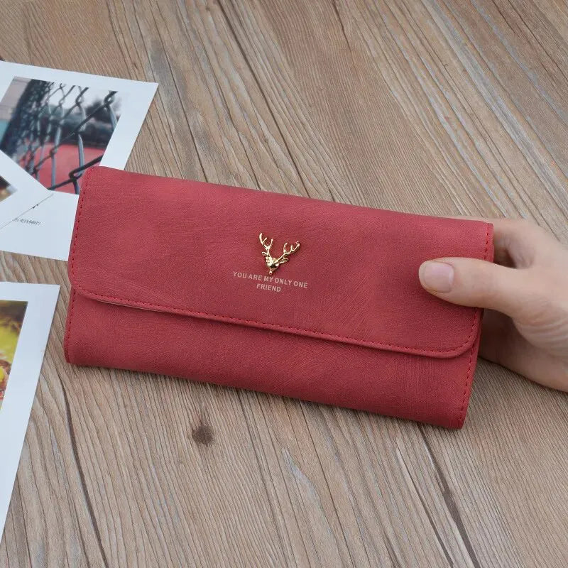 Portefeuille Femme Personnalisé Photo - Rouge