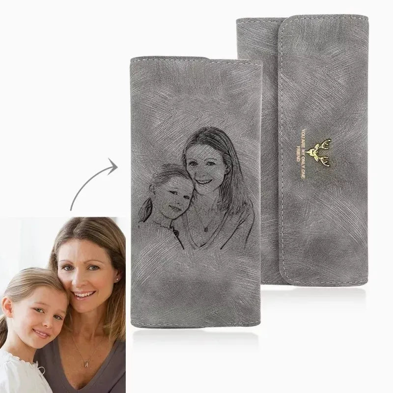 Portefeuille Femme Personnalisé Photo - Portefeuille Femme Personnalisé Photo