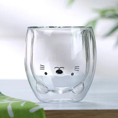 Tasse Double Paroi Animaux - Chat