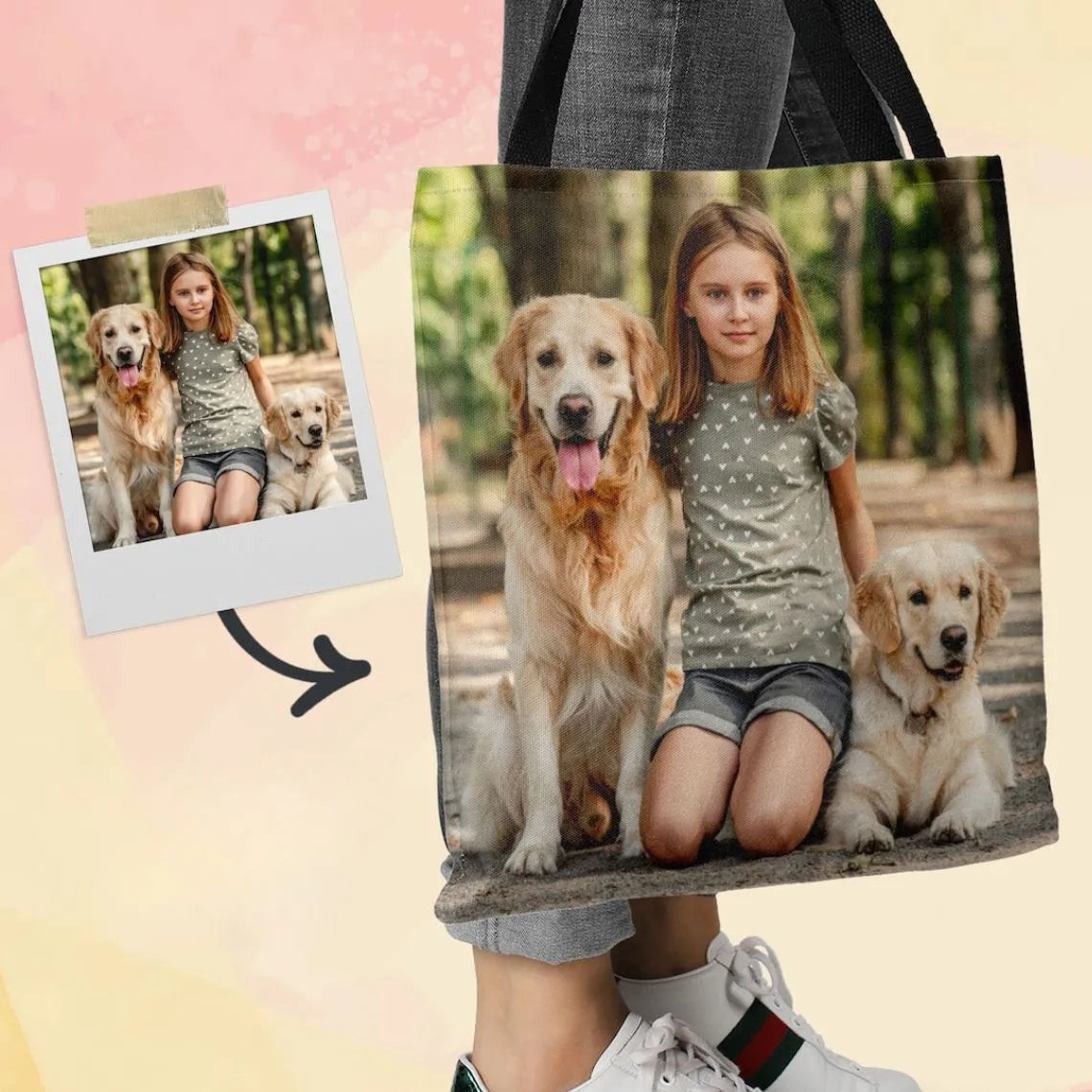 Tote Bag Personnalisé Photo - Tote Bag Personnalisé Photo