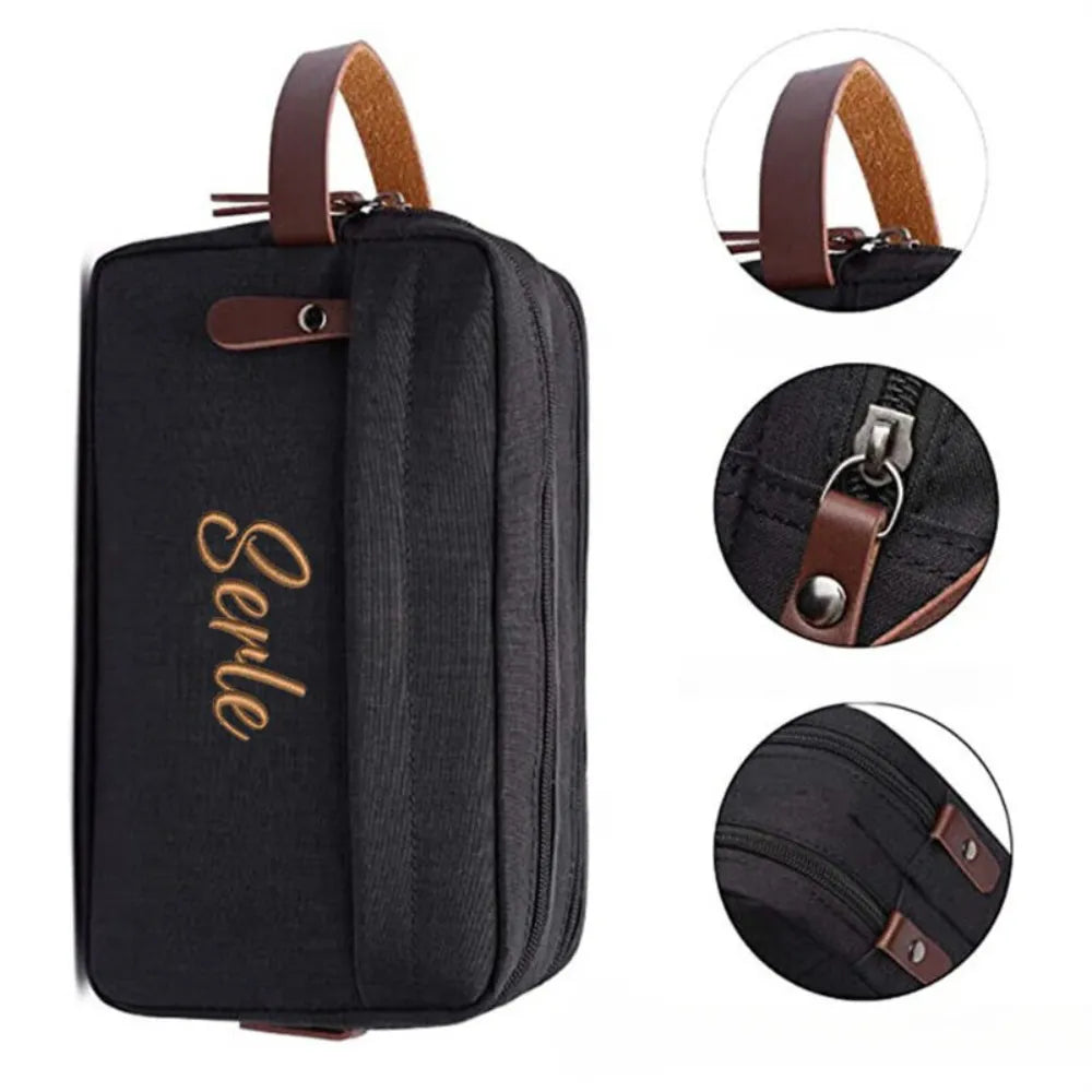 Trousse de Toilette Homme Personnalisable - Trousse de Toilette Homme Personnalisable