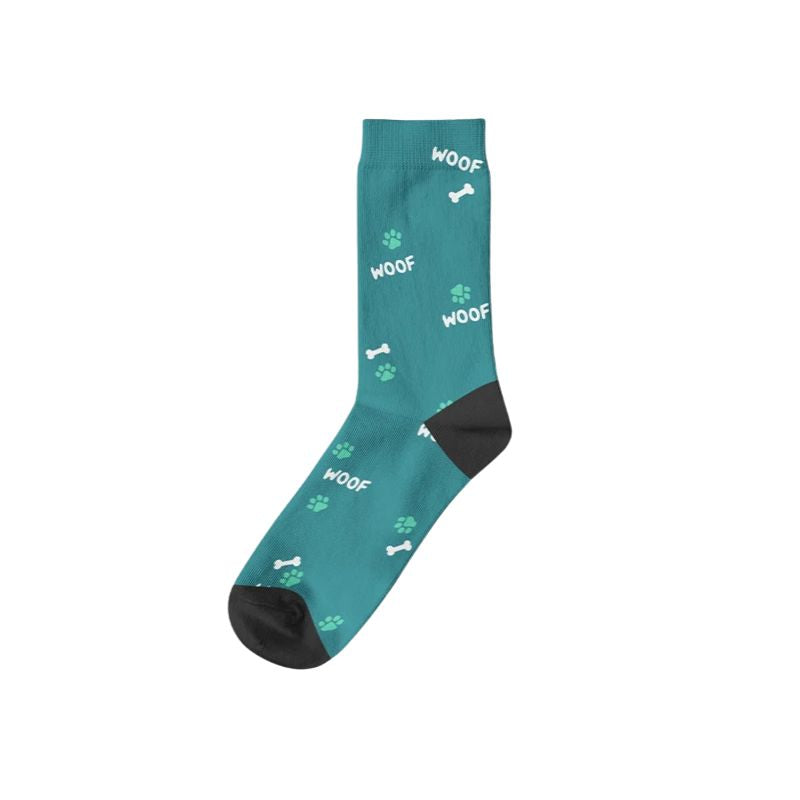 Chaussettes Chien Personnalisées Vert d'eau