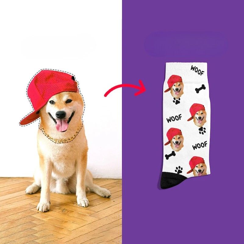 Chaussettes Chien Personnalisées