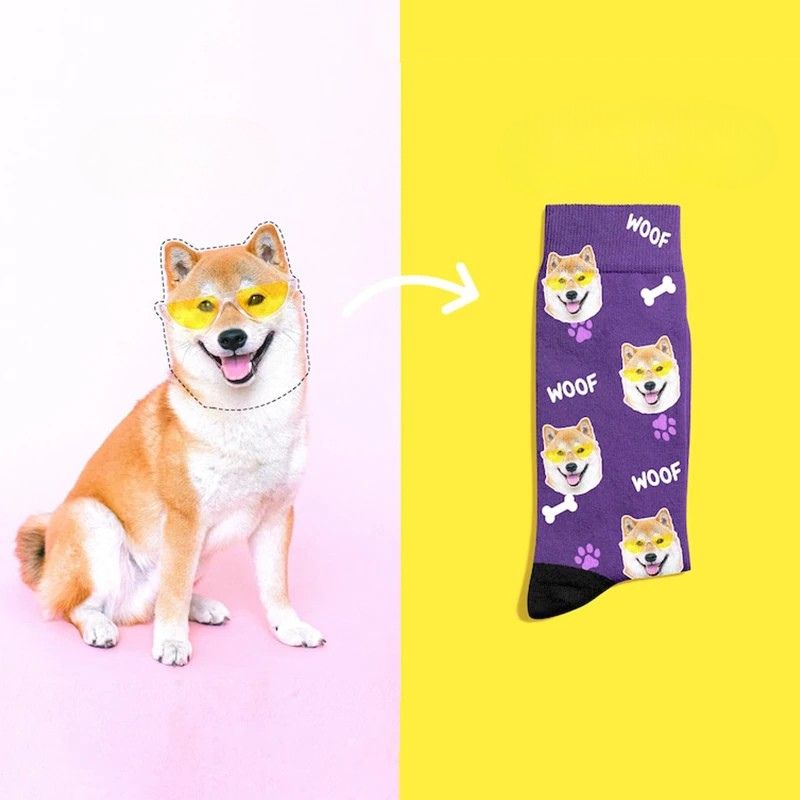 Chaussettes Chien Personnalisées