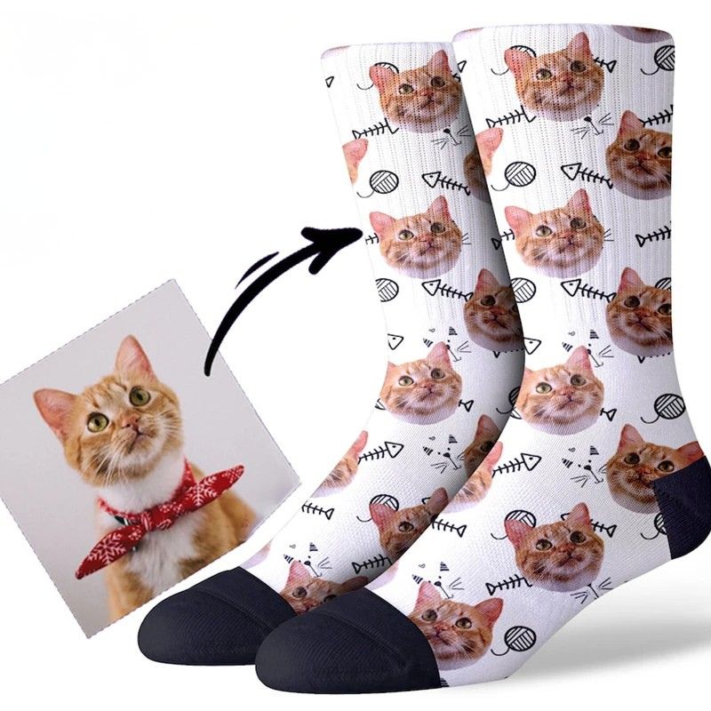 Chaussettes Chat Personnalisées