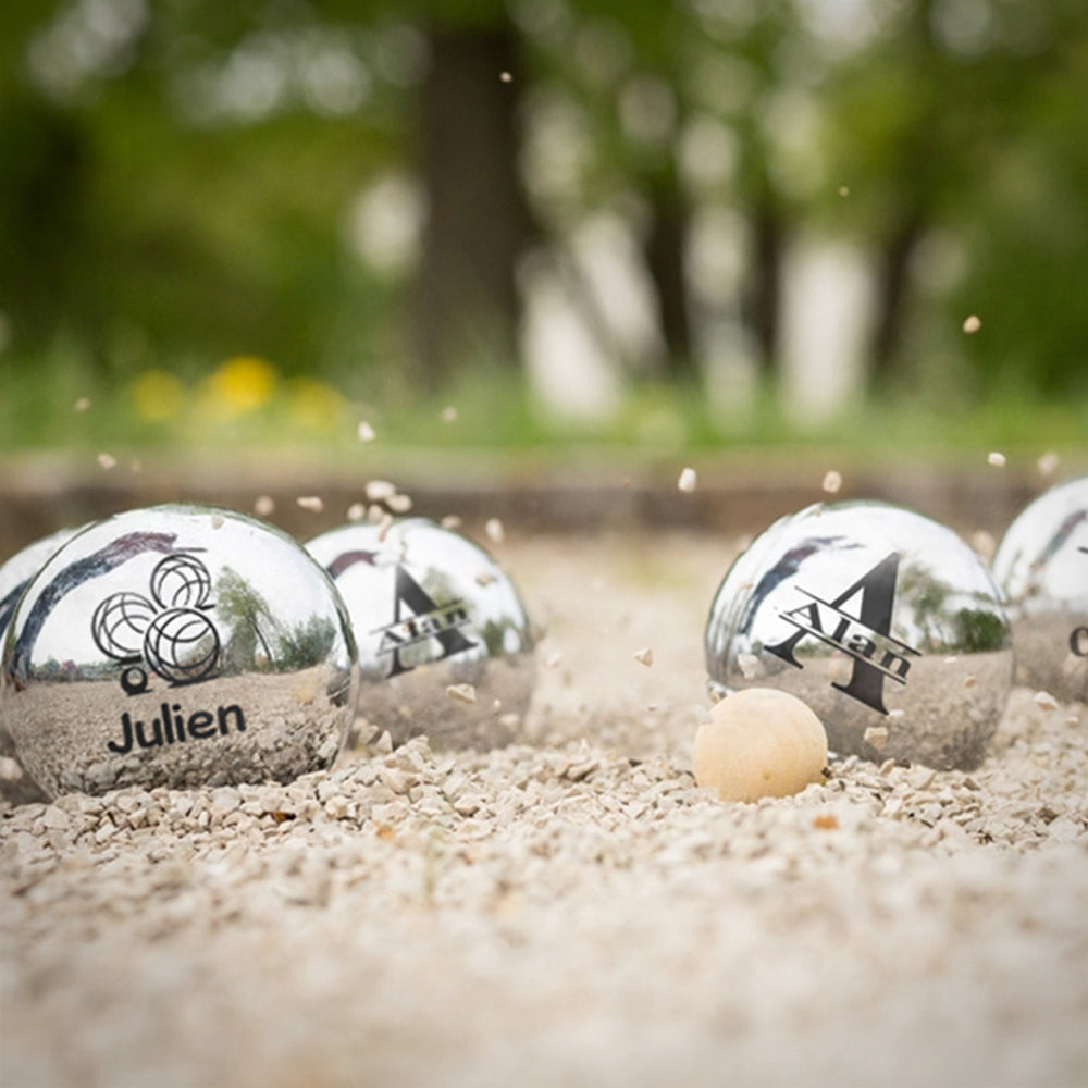 boules de pétanque homme personnalisées