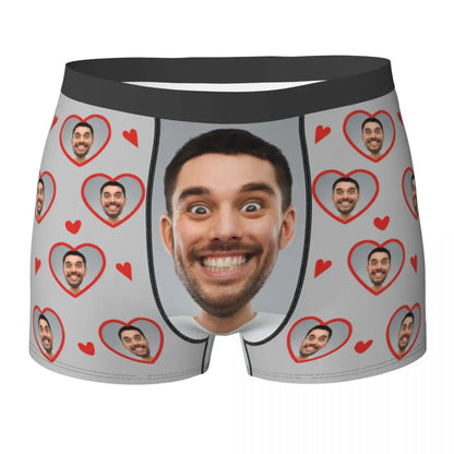 Caleçon Homme Personnalisé - Gris / XXL