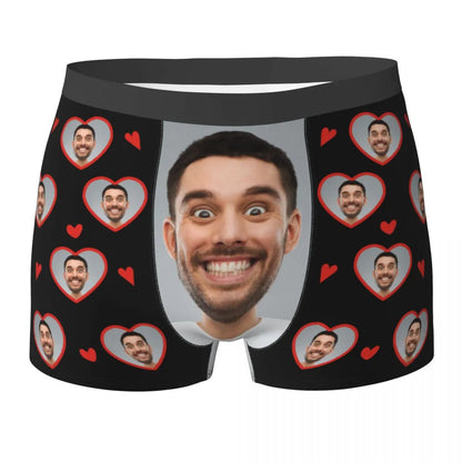 Caleçon Homme Personnalisé - Noir / XXL