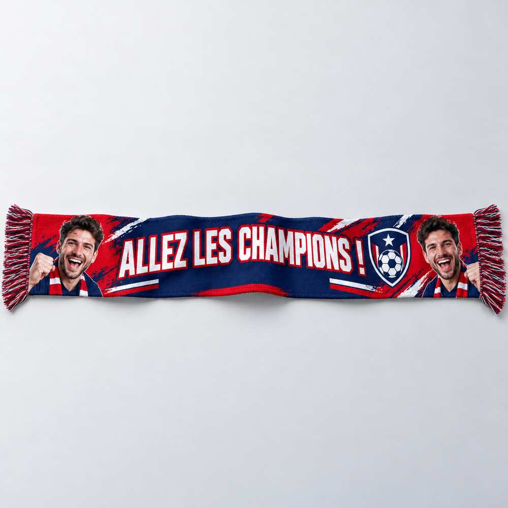 Écharpe foot personnalisée