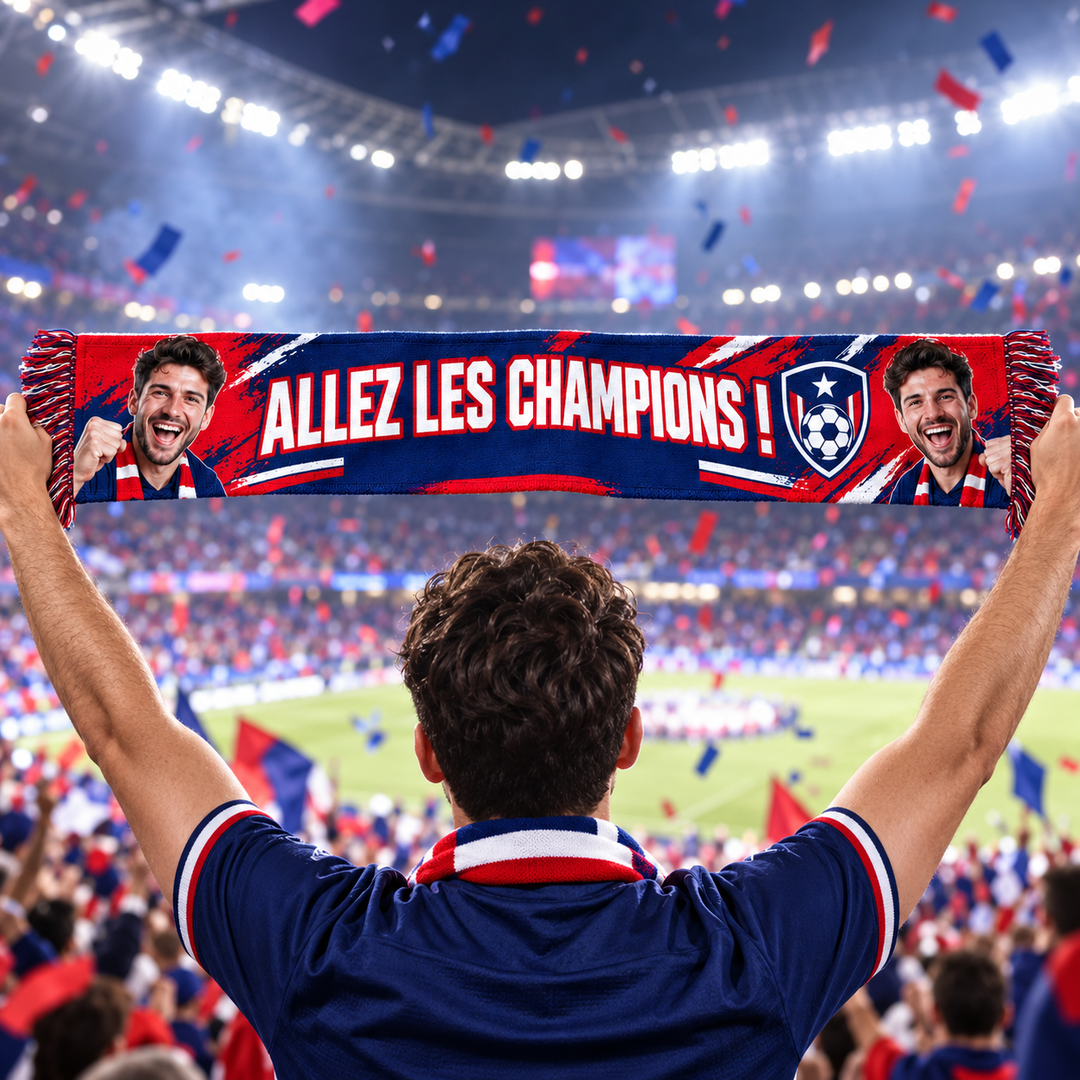 Écharpe foot personnalisée