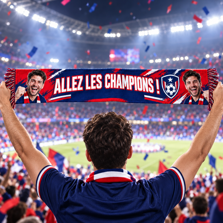 Écharpe foot personnalisée